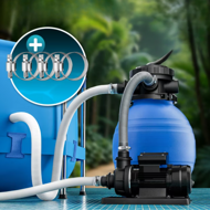 Piesková filtrácia k bazénu AQUA,   10 200 l/h, modrá