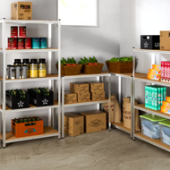 Regál s vysokou nosnosťou HEAVY, max. 700kg, 160x90x40cm, strieborná