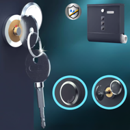 Poštová schránka s valcom na noviny POST, 30,5x10x33,5cm, antracitová