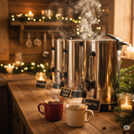 Varič na víno/čaj COZY - 20l, strieborná