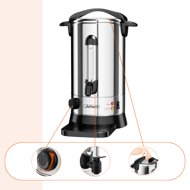 Varič na víno/čaj COZY - 8,8l, strieborná