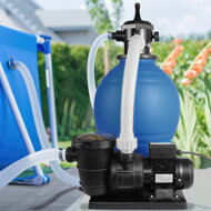 Piesková filtrácia k bazénu AQUA 15 900 l/h, modrá