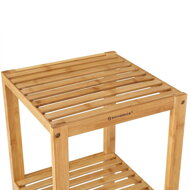 Bambusový regál GREGOR, 5 políc,  33x33x146cm, hnedá