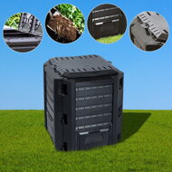 Kompostér COMPOGREEN 380 l, čierna