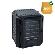 Kompostér COMPOGREEN 380 l, čierna