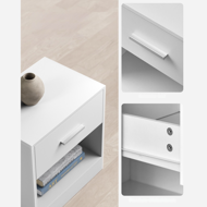 Nočný stolík COSTA, 28x39x41cm, biela