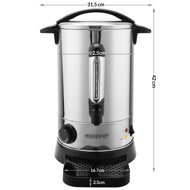 Varič na víno/čaj COZY, 6,8l, strieborná 