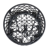 Závesné kreslo BOHO, Ø61cm, antracitová