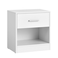 Nočný stolík COSTA, 28x39x41cm, biela