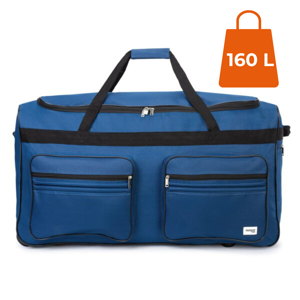 Cestovná taška na kolieskach JOY 160l, modrá