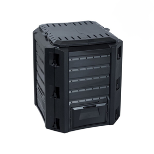 Kompostér COMPOGREEN 380 l, čierna