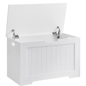 Truhlica s úložným priestorom GRETA, 76x48x40cm, biela