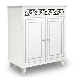 Komoda JERSEY, 76 x 65 x 35 cm, biela